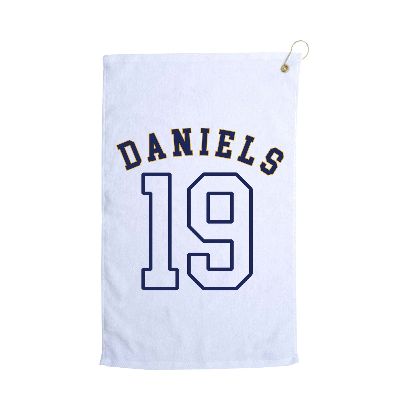 Golf Towel — Shirsey Arch in White