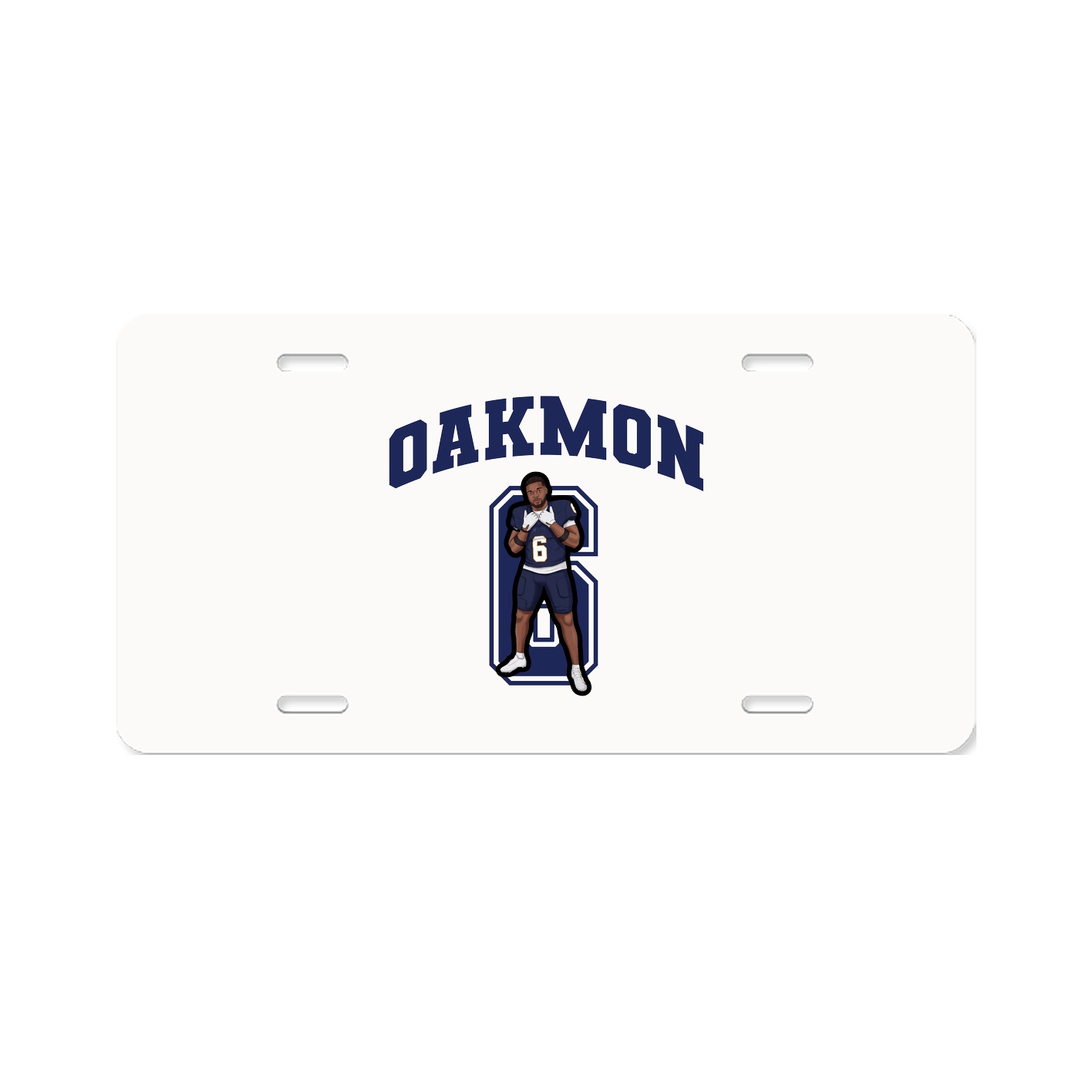 License Plate — Number in Classic