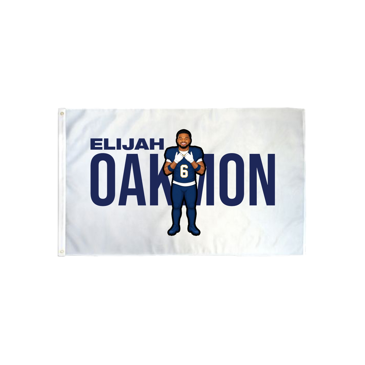 3x5 Flag — Player Name in Classic