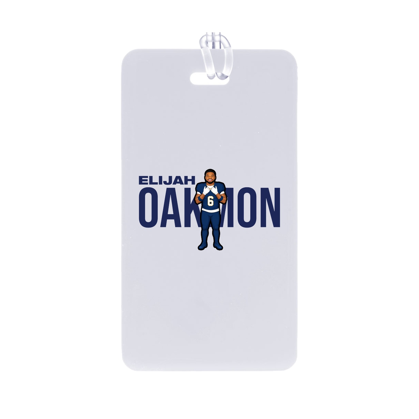 Bag Tag — Player Name in Classic