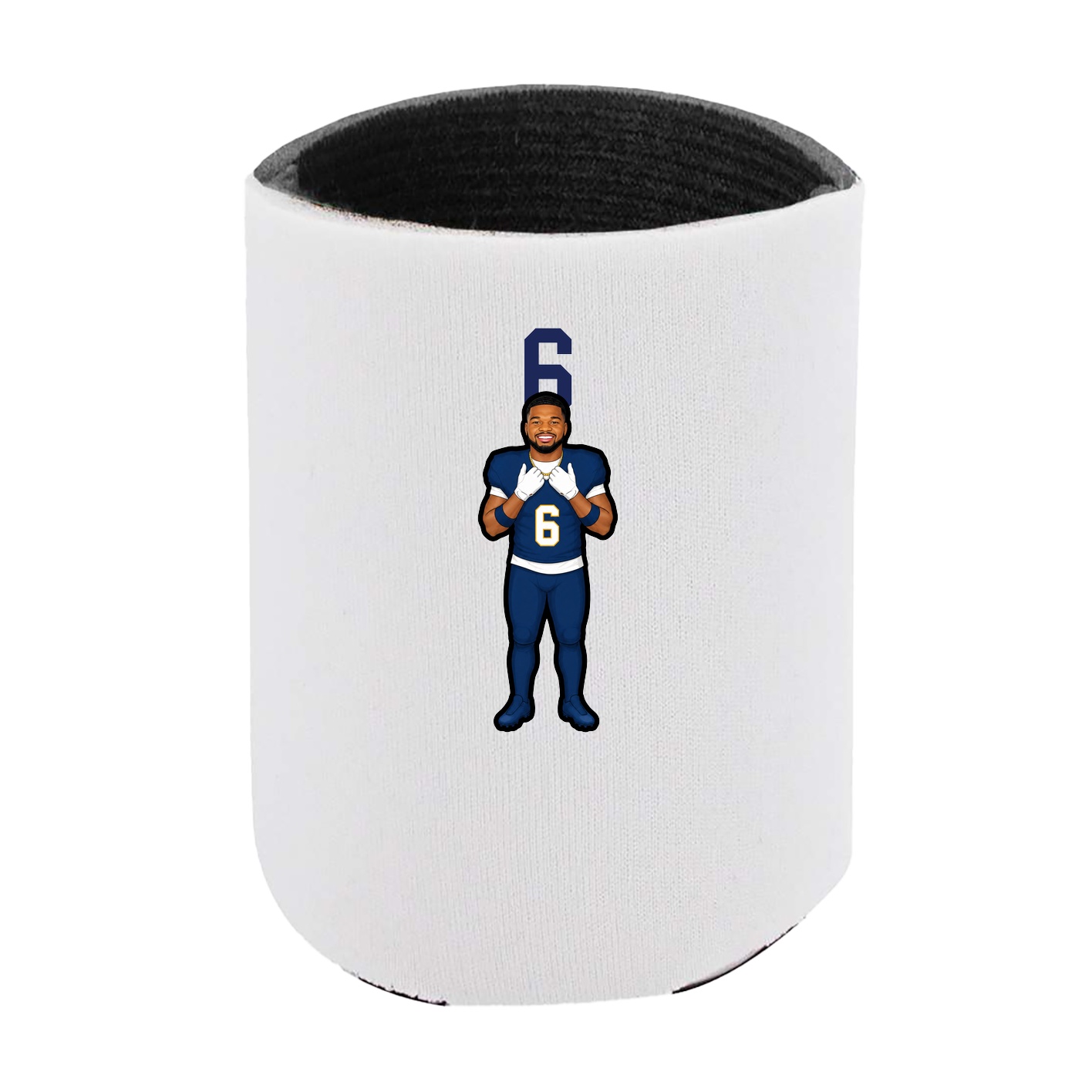 Can Holder — Number Top in White