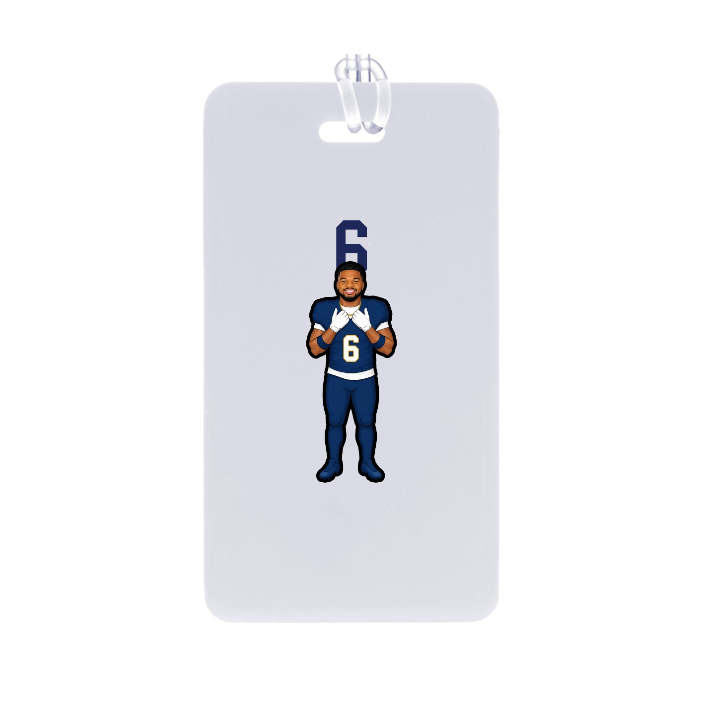 Bag Tag — Number Top in Classic