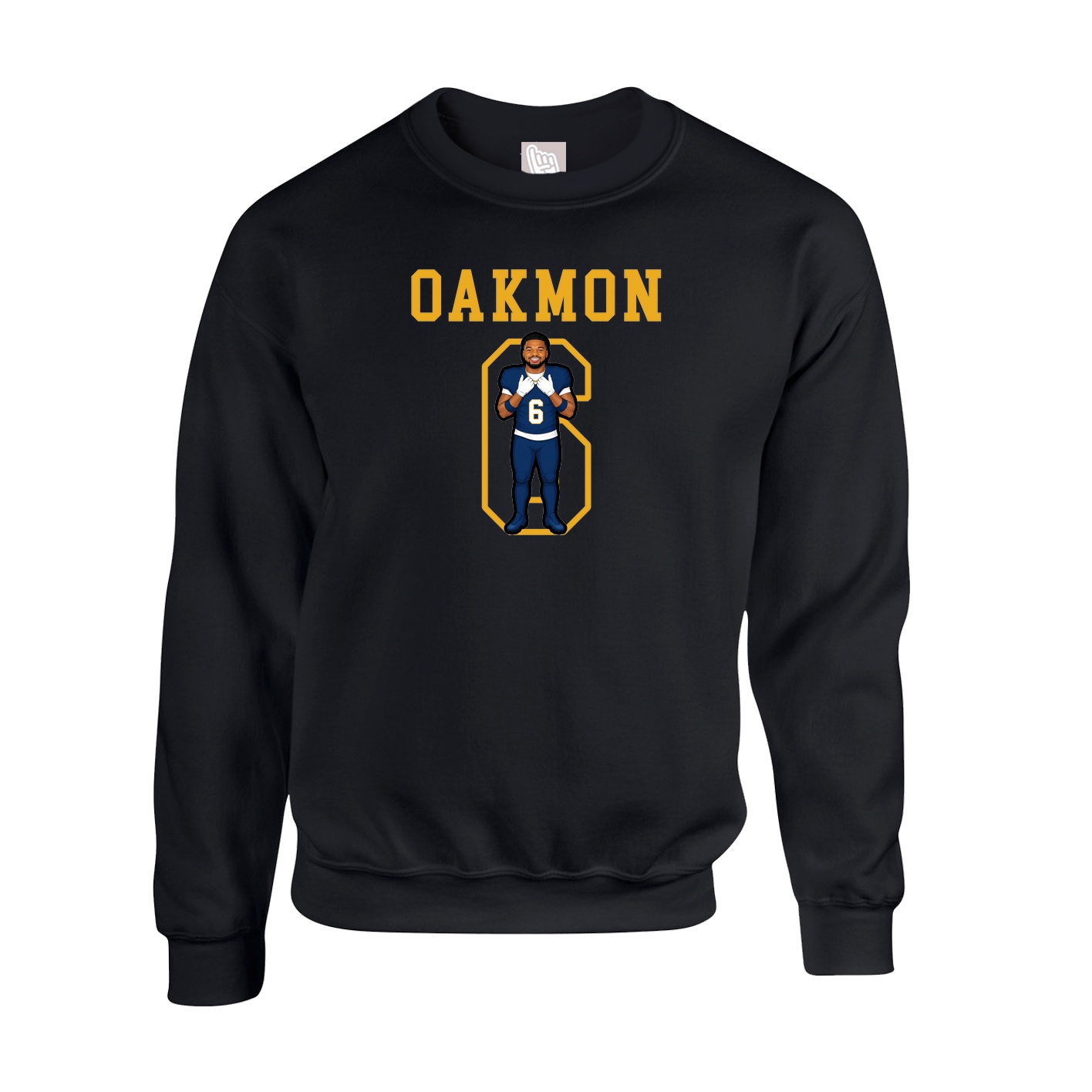 Fleece Crew — Shirsey in Black