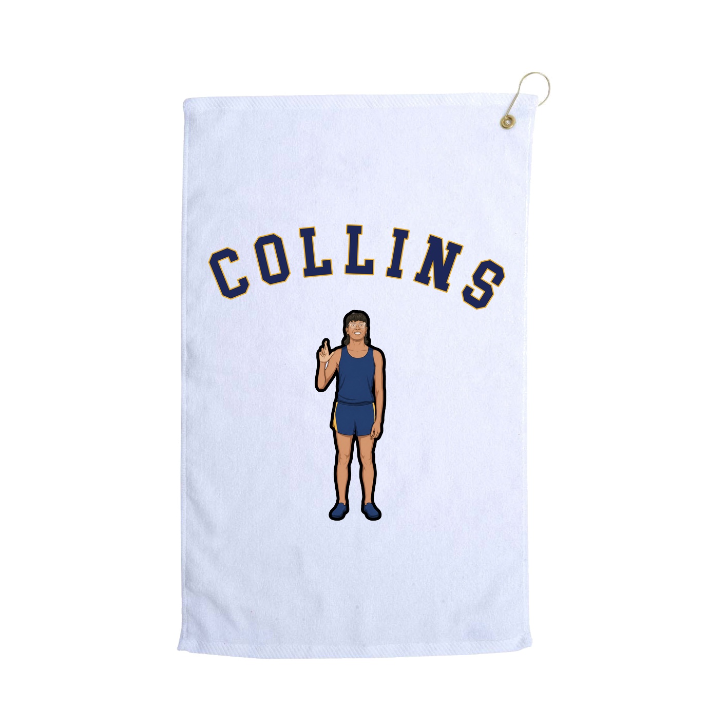 Golf Towel — Shirsey Arch in White