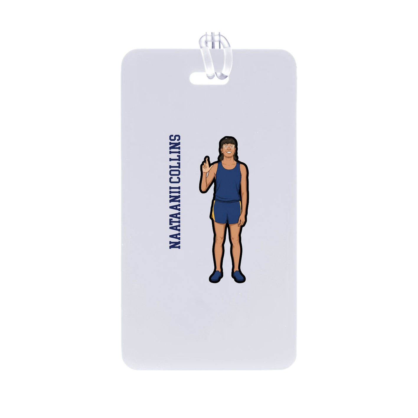 Bag Tag — Name Vertical in Classic