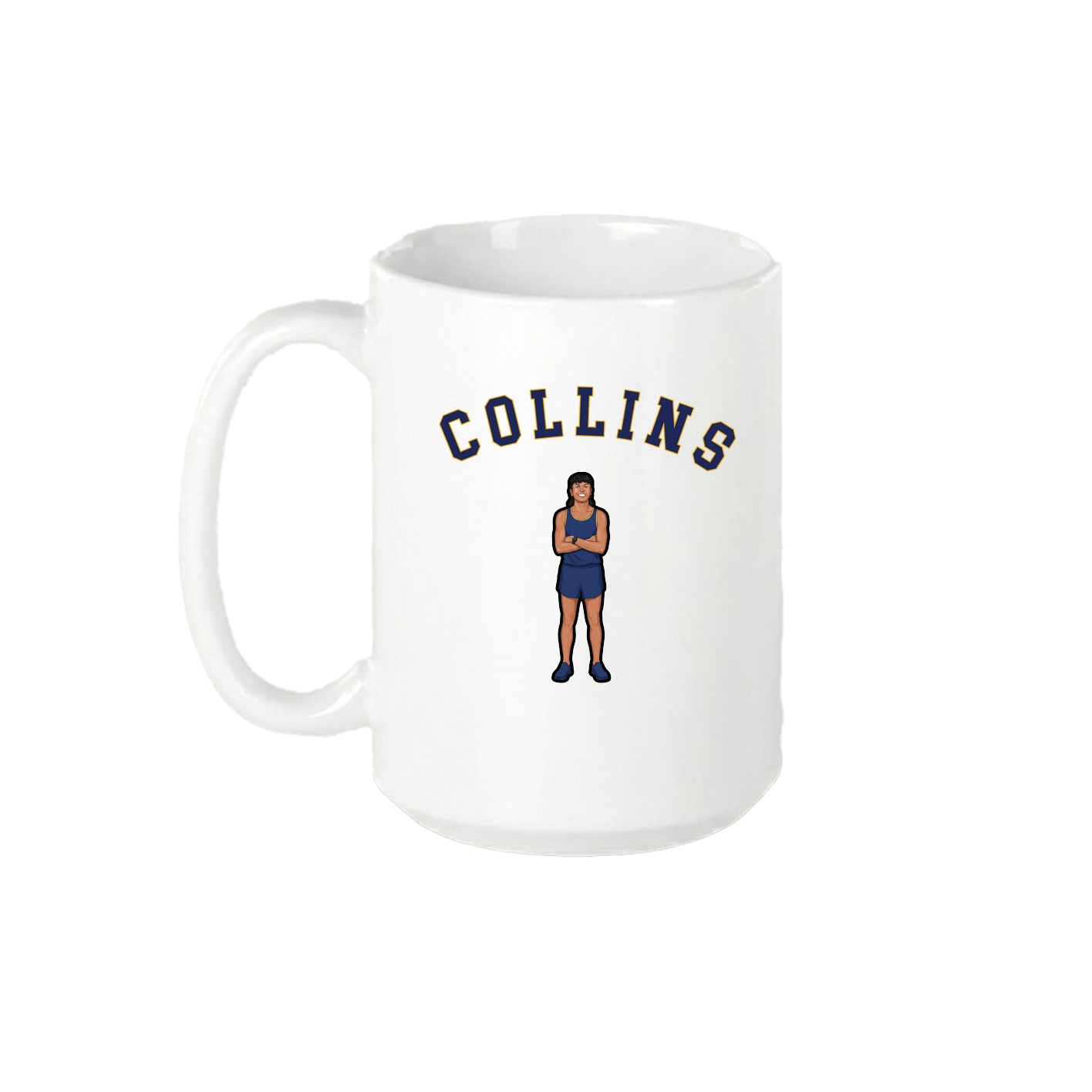 15oz Coffee Mug — Shirsey Arch in White