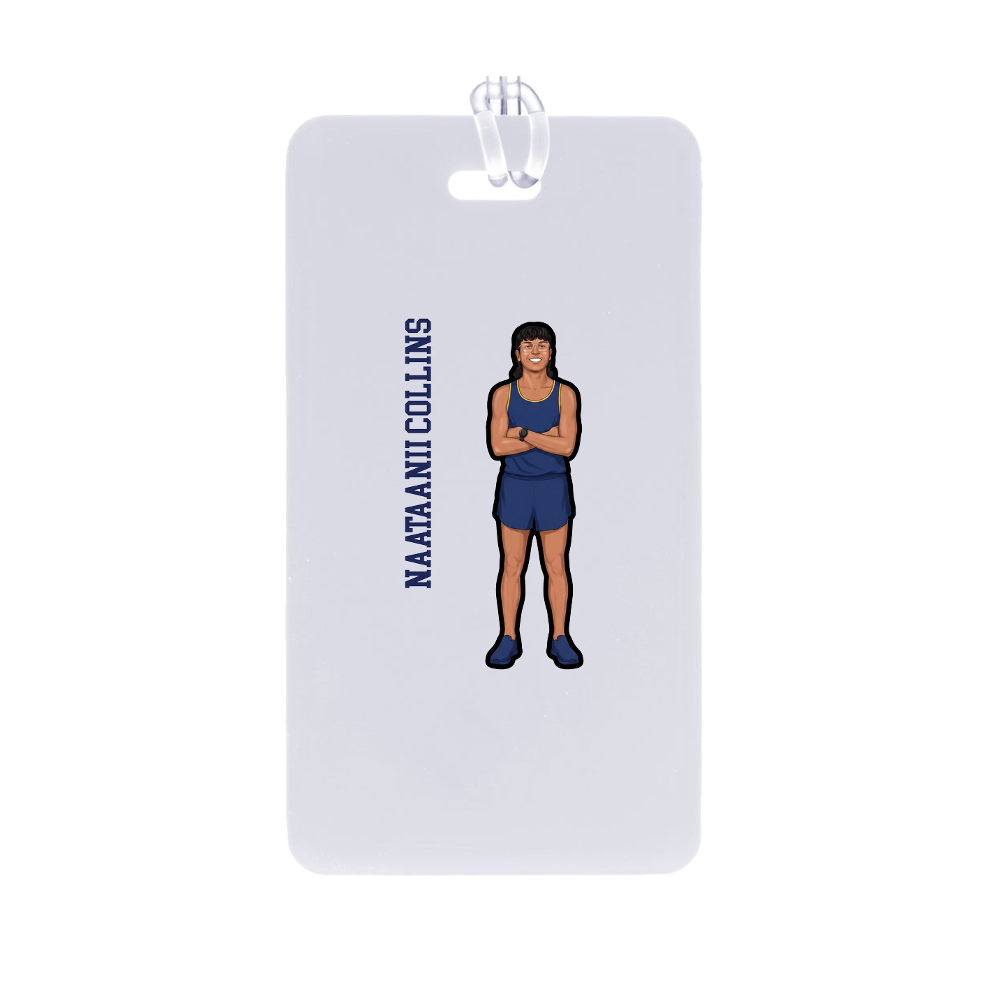 Bag Tag — Name Vertical in Classic