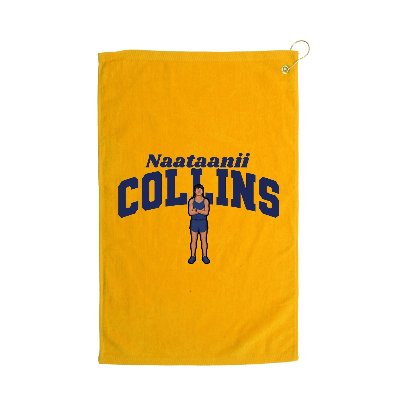 Golf Towel — Signature Arch in Gold