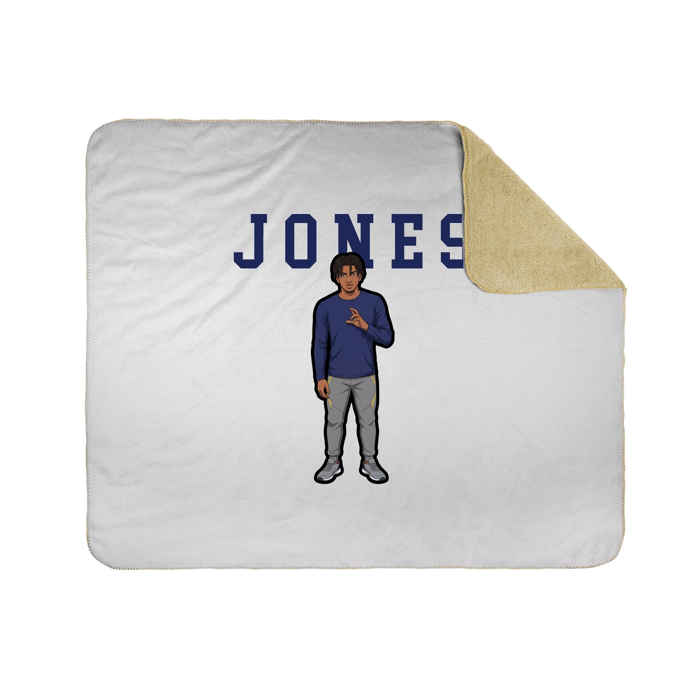 Throw Blanket — Shirsey in White