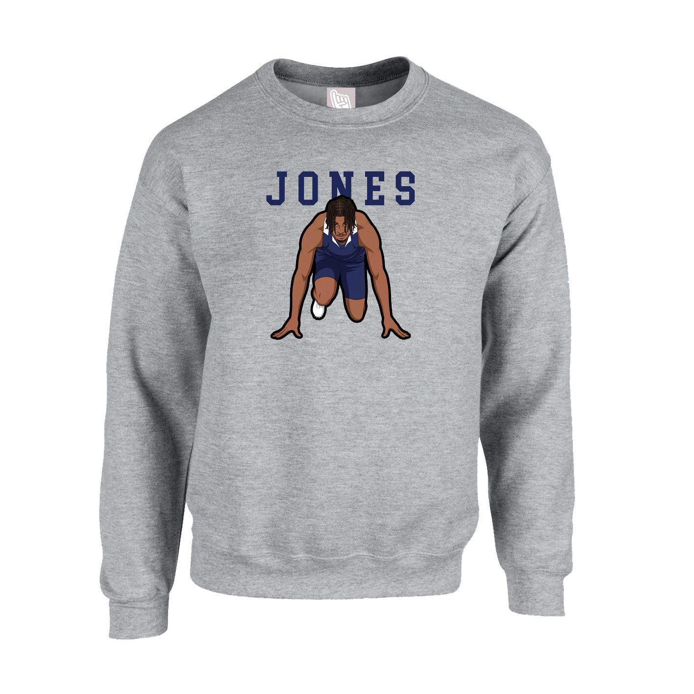 Fleece Crew — Shirsey in Grey