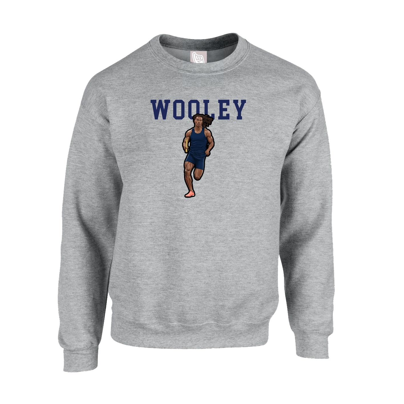 Fleece Crew — Shirsey in Grey