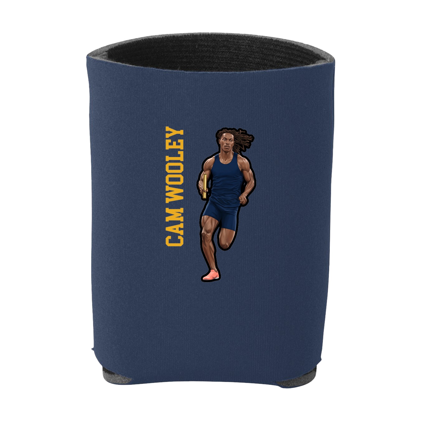 Can Holder — Name Vertical in Navy