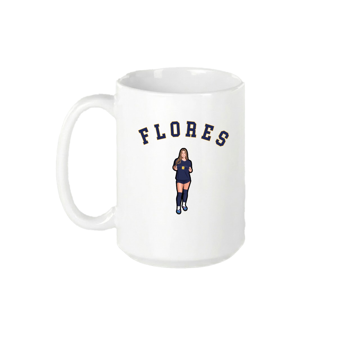 15oz Coffee Mug — Shirsey Arch in White
