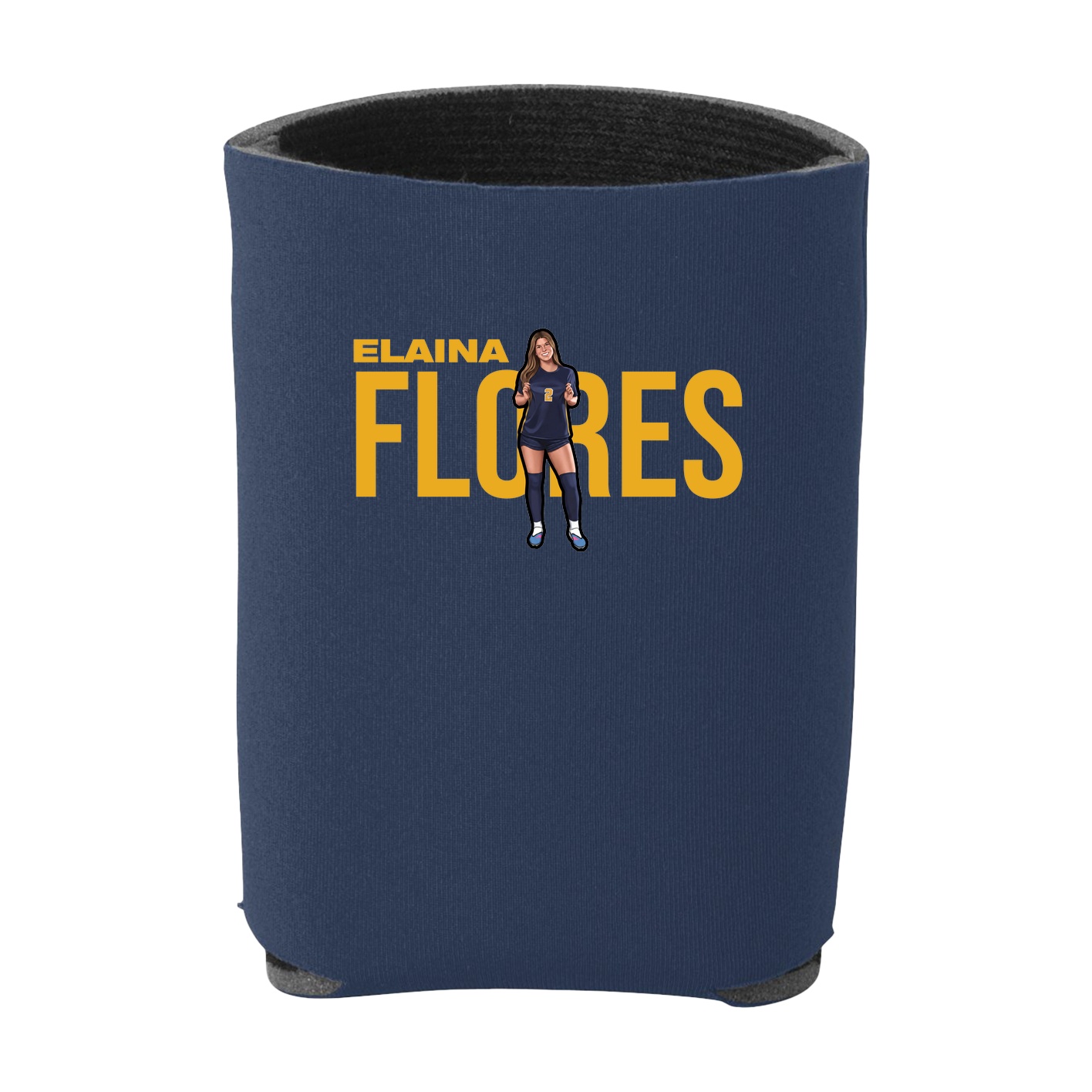Can Holder — Player Name in Navy
