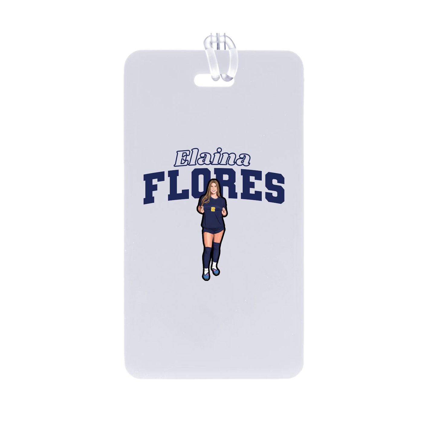 Bag Tag — Name Arch in Classic