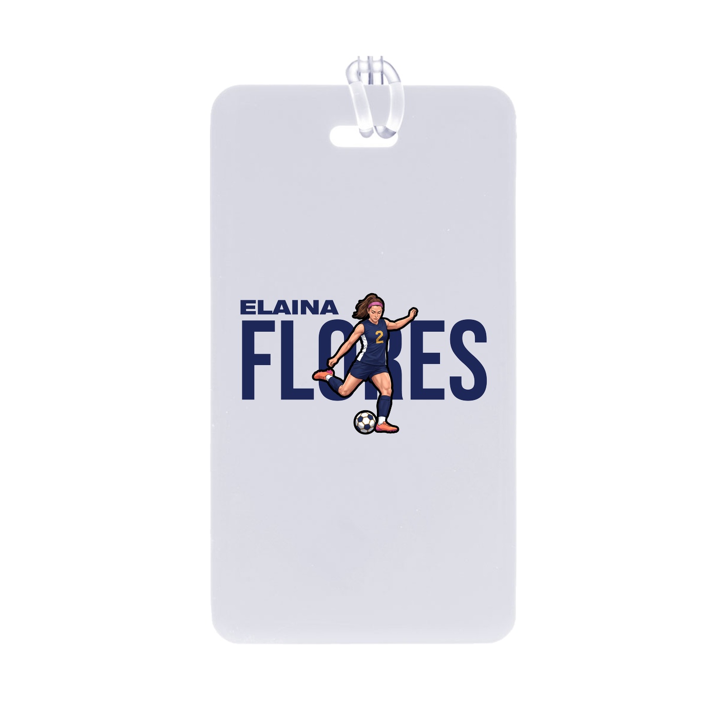 Bag Tag — Player Name in Classic
