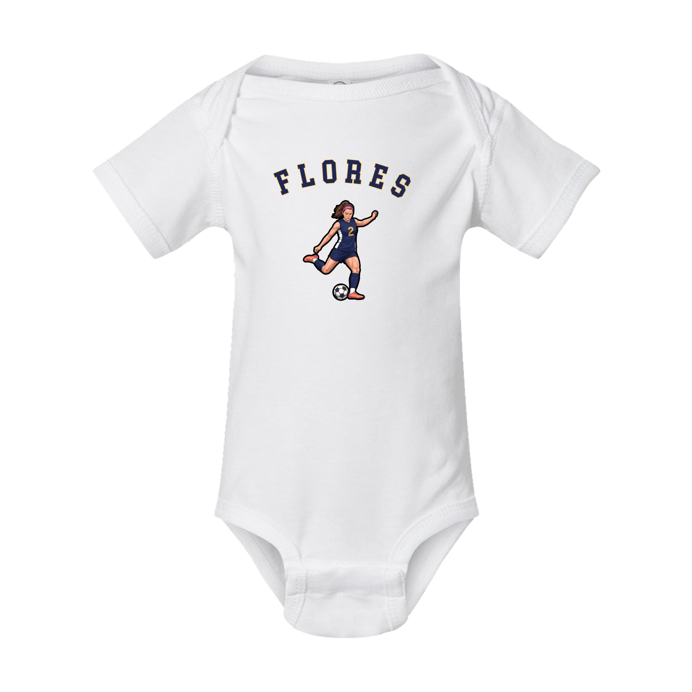 Baby Onesie — Shirsey Arch in White