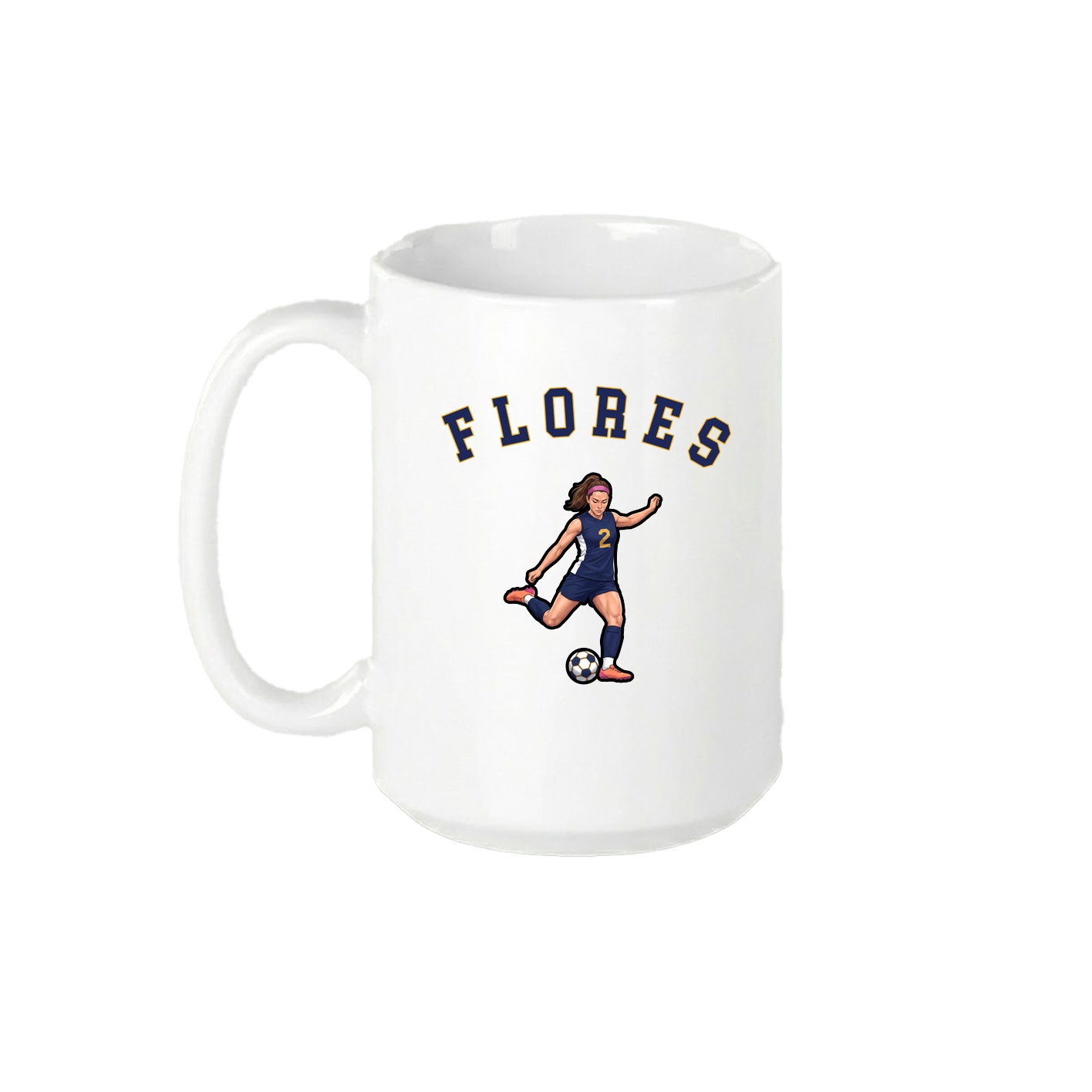 15oz Coffee Mug — Shirsey Arch in White
