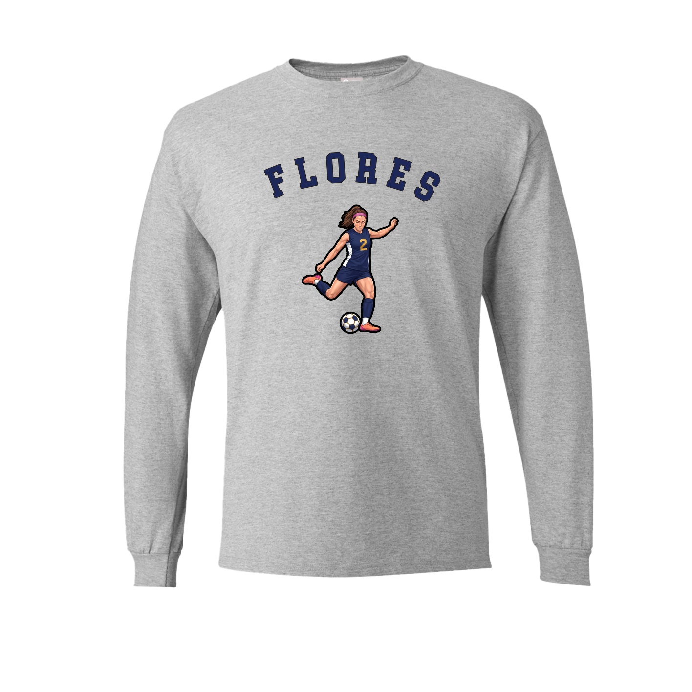 Long Sleeve Tee — Shirsey Arch in Grey