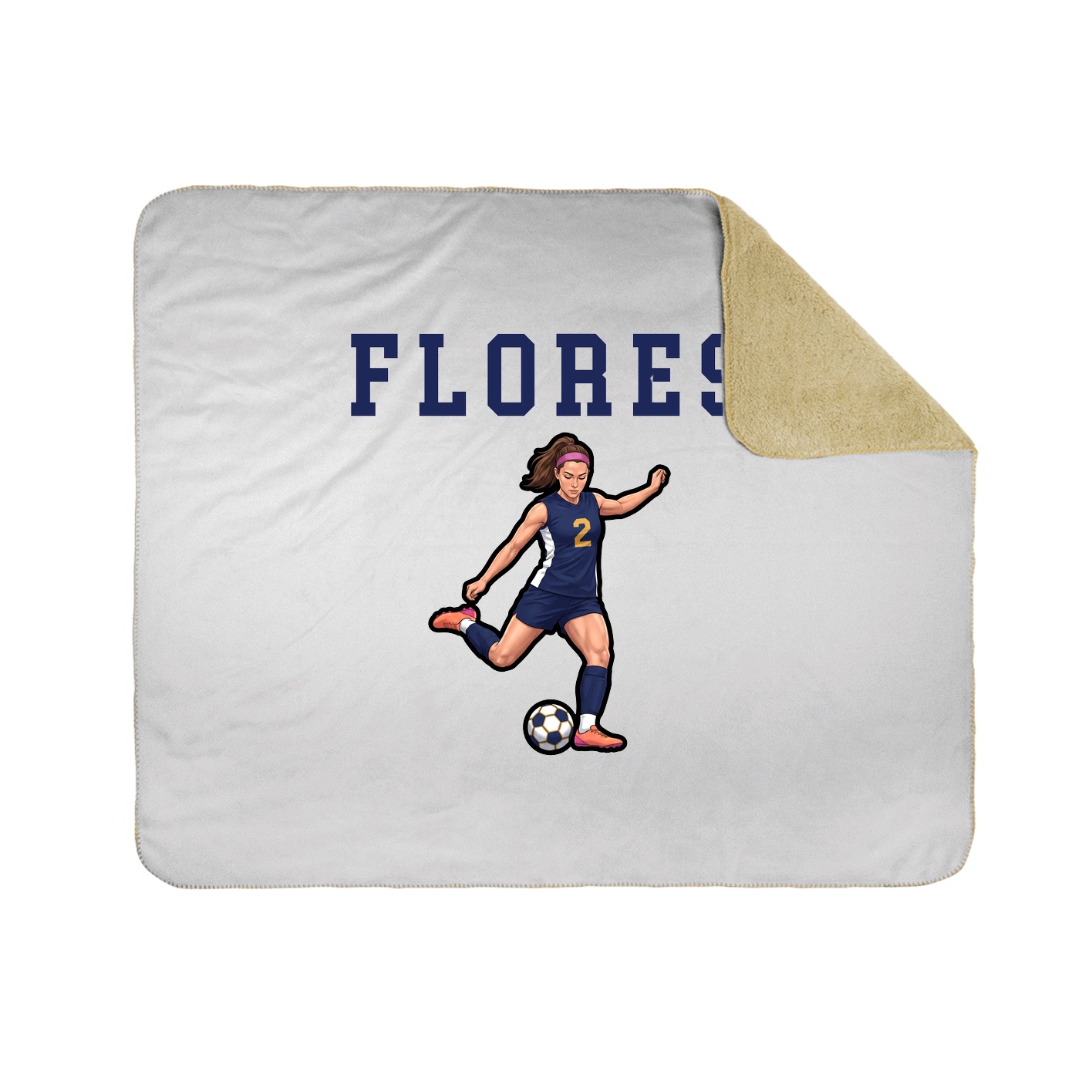 Throw Blanket — Shirsey in White