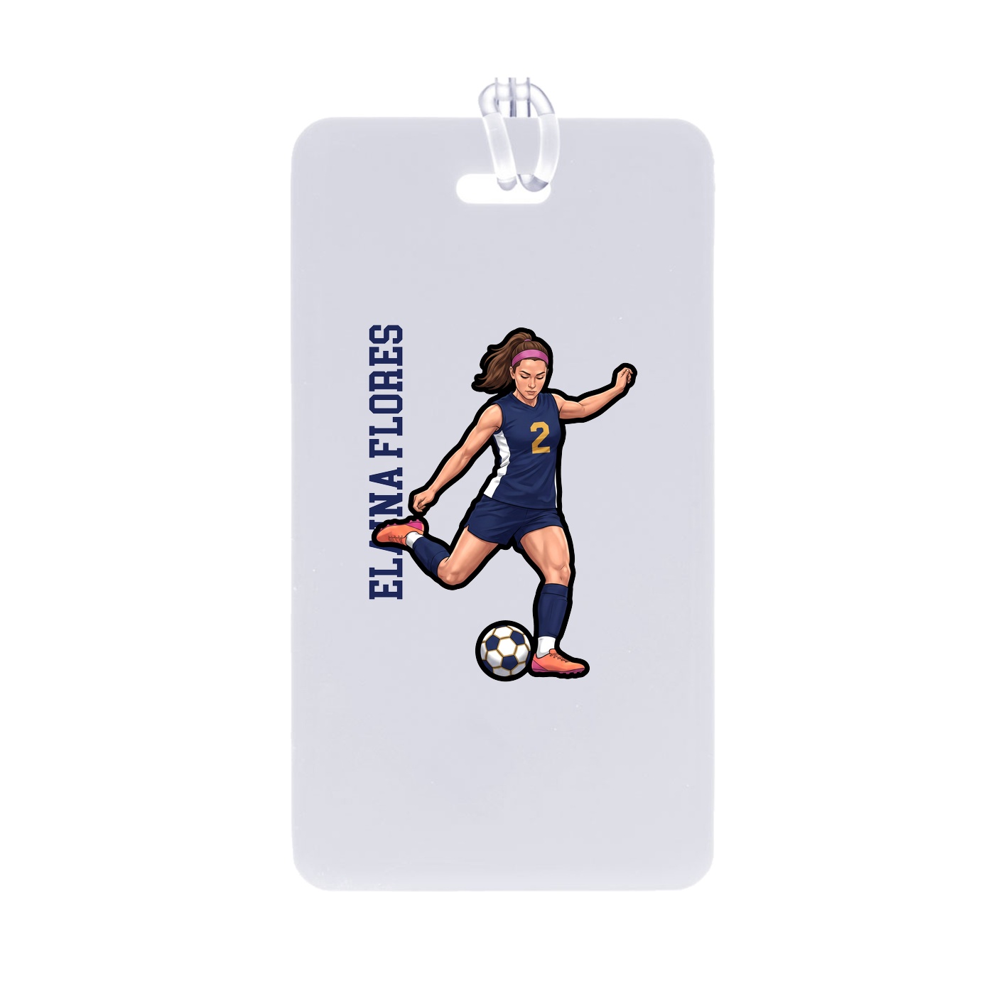 Bag Tag — Name Vertical in Classic