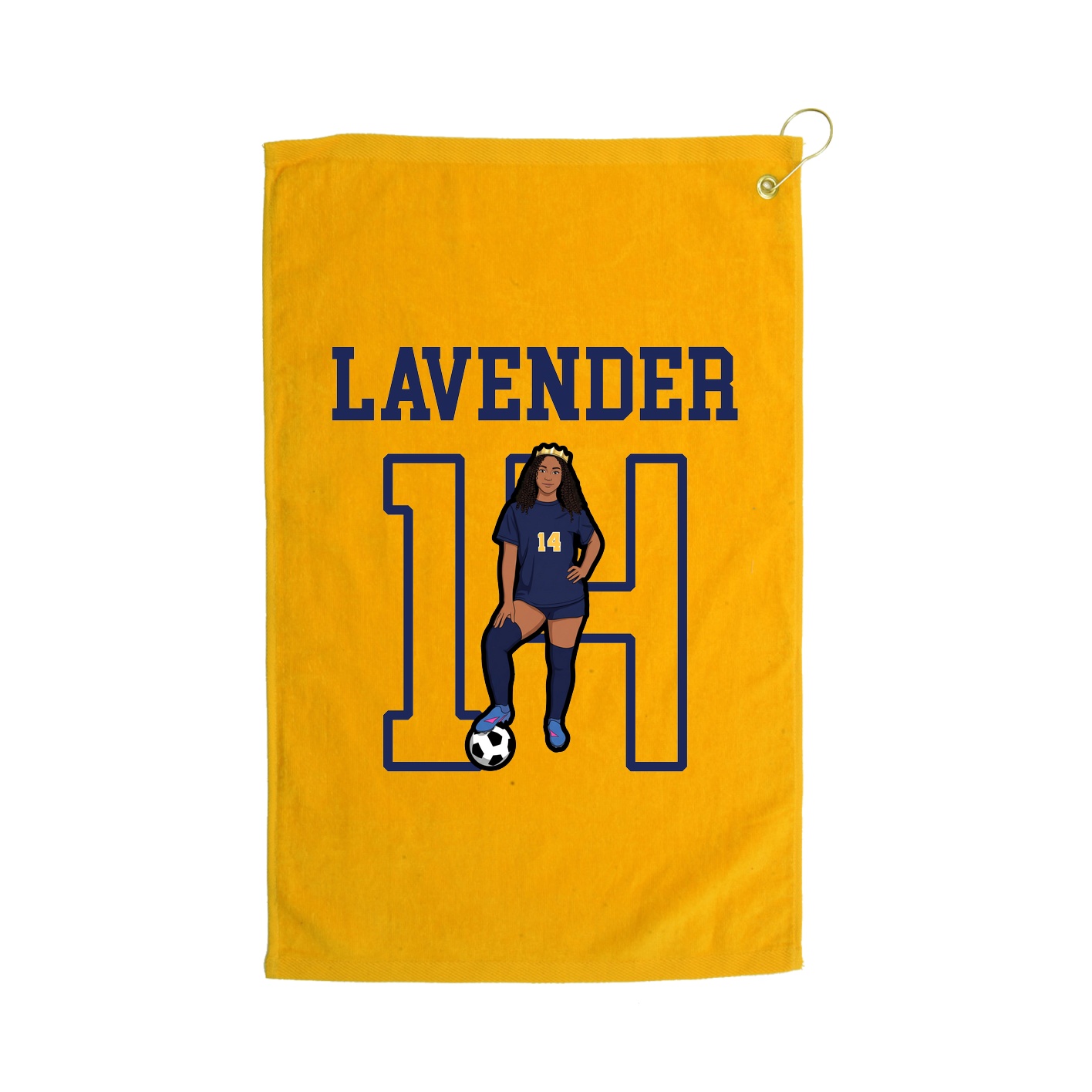 Golf Towel — Shirsey in Gold