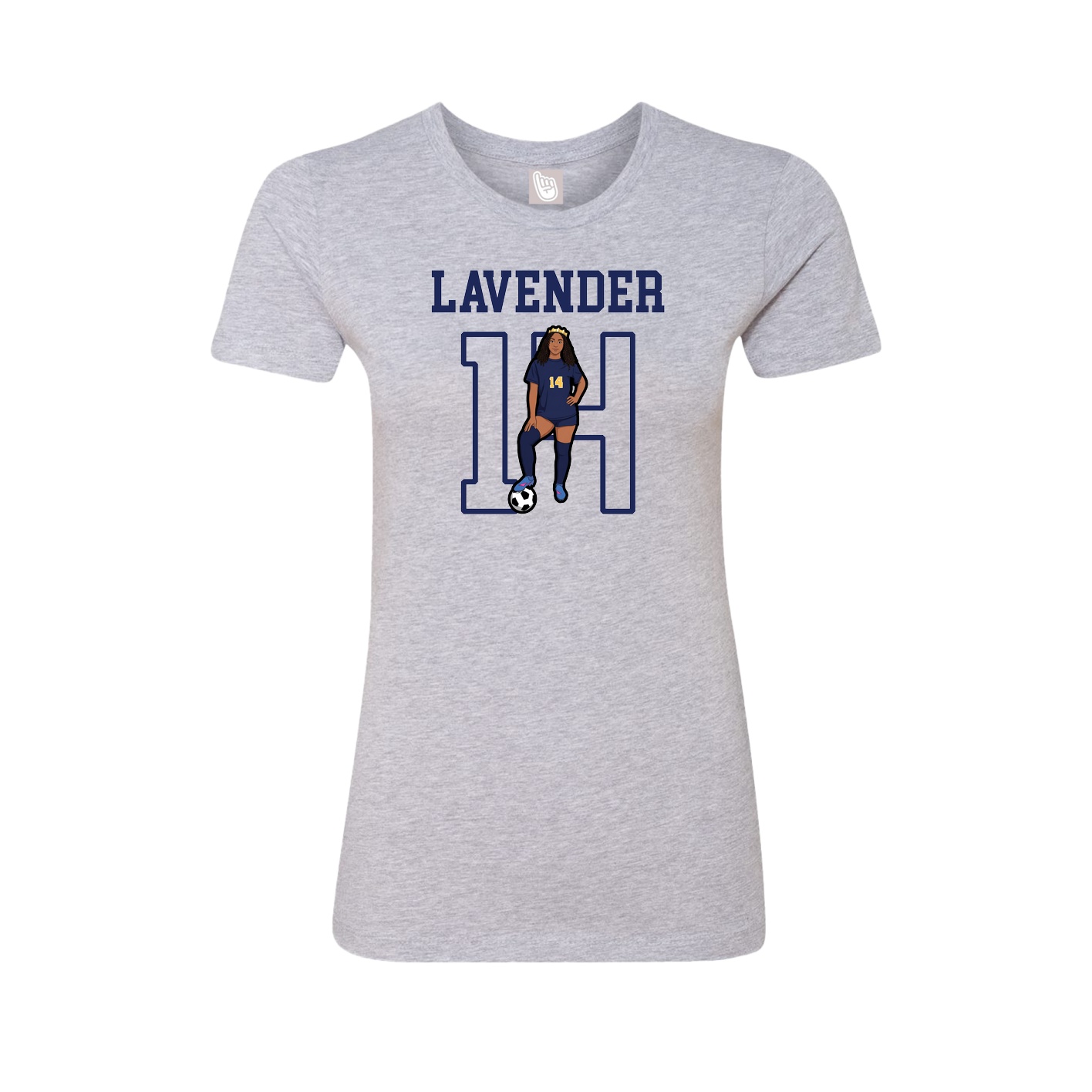 Fitted Women's Tee — Shirsey in Grey