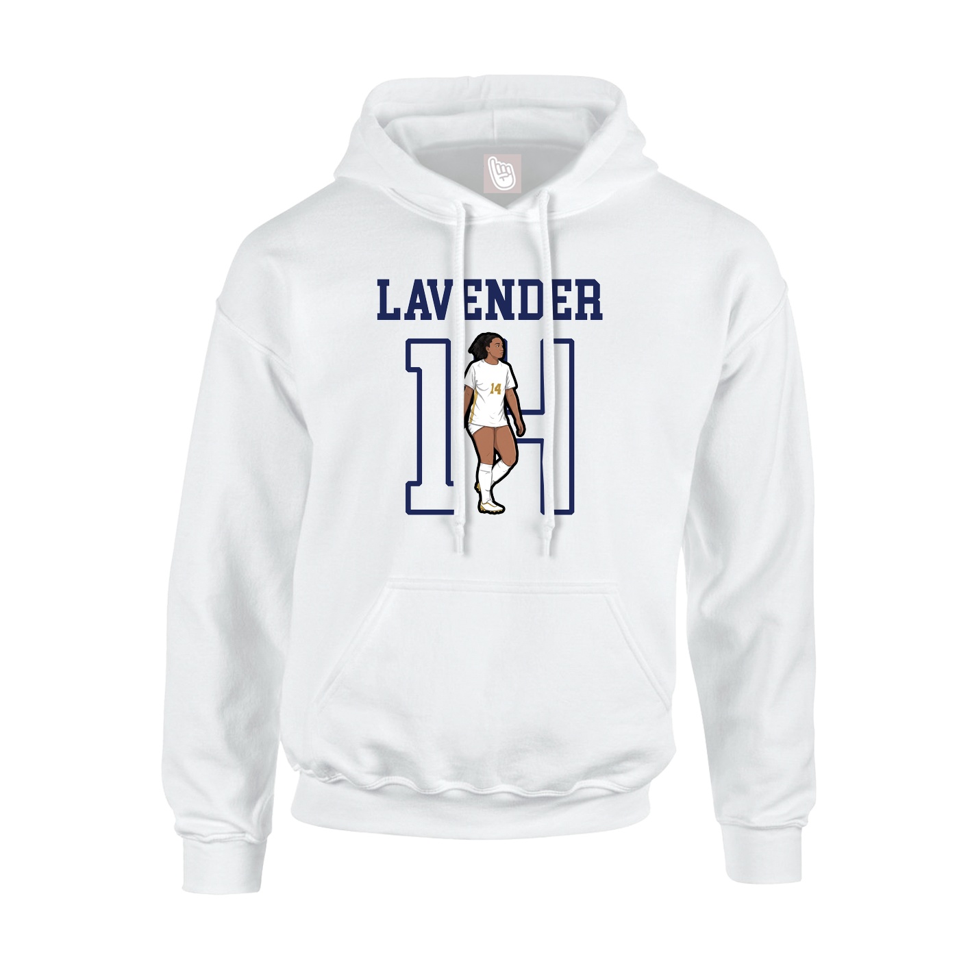 Hoodie — Shirsey in White