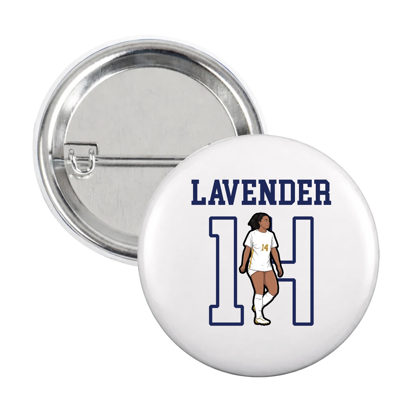 Game Day Button — Shirsey in White