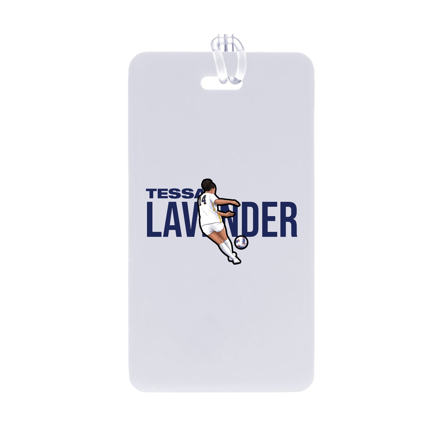 Bag Tag — Player Name in Classic