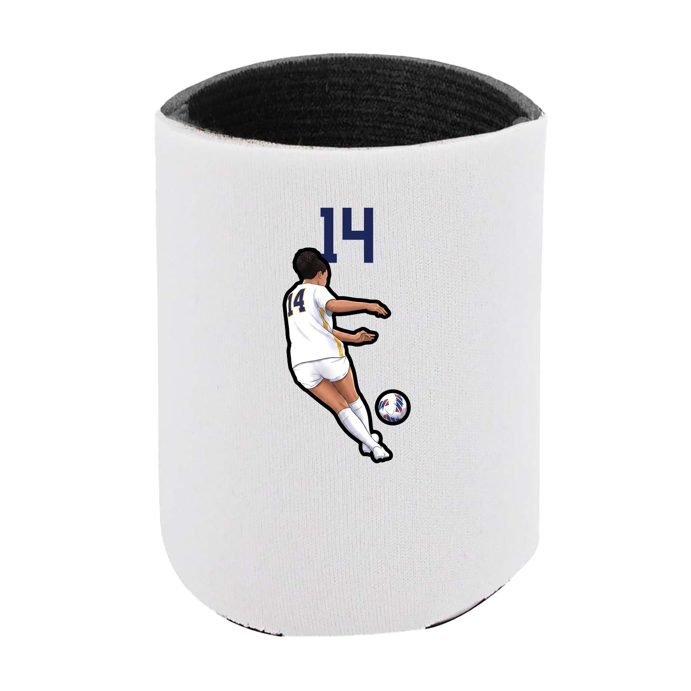 Can Holder — Number Top in White