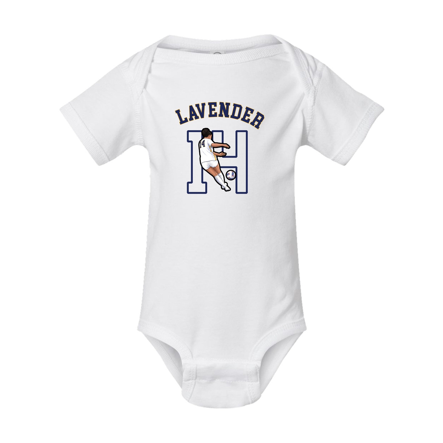 Baby Onesie — Shirsey Arch in White