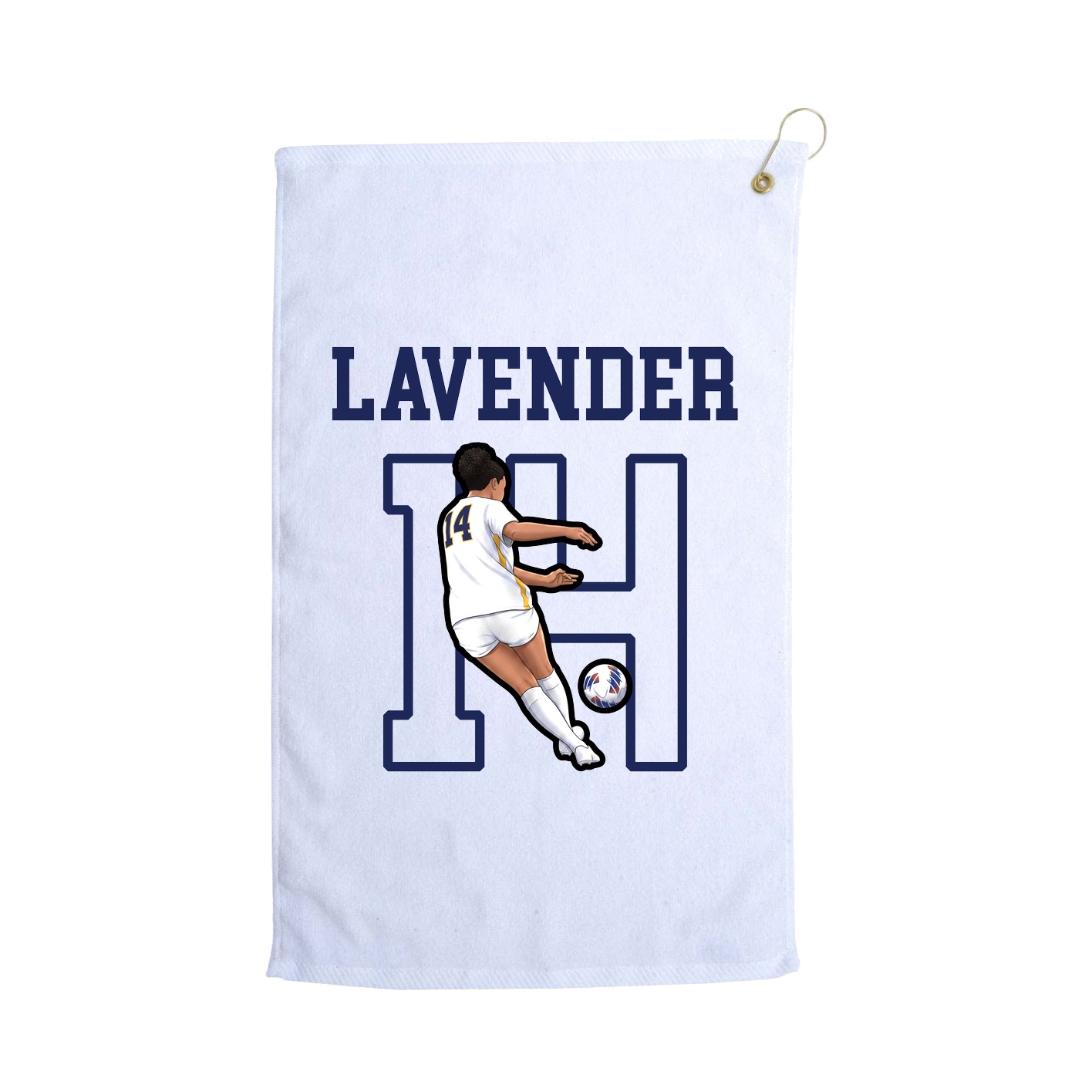 Golf Towel — Shirsey in White