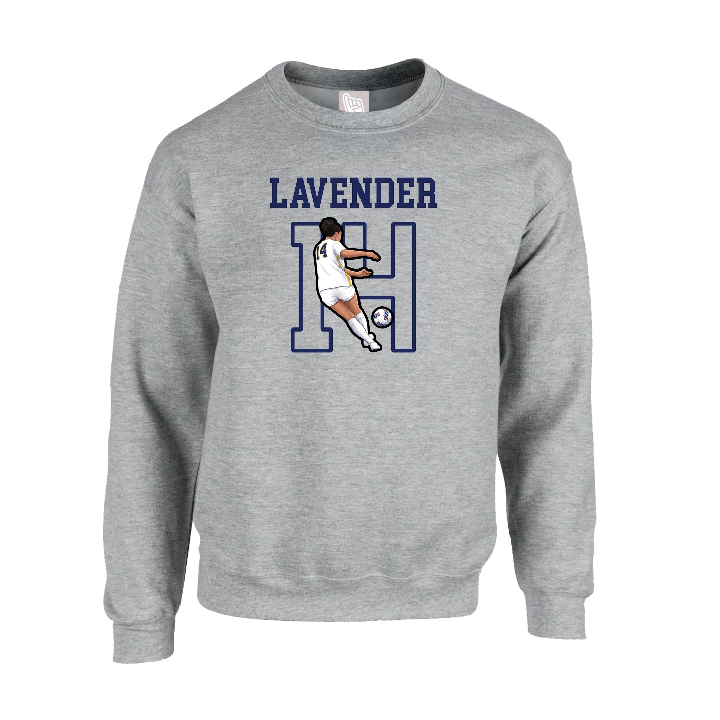 Fleece Crew — Shirsey in Grey