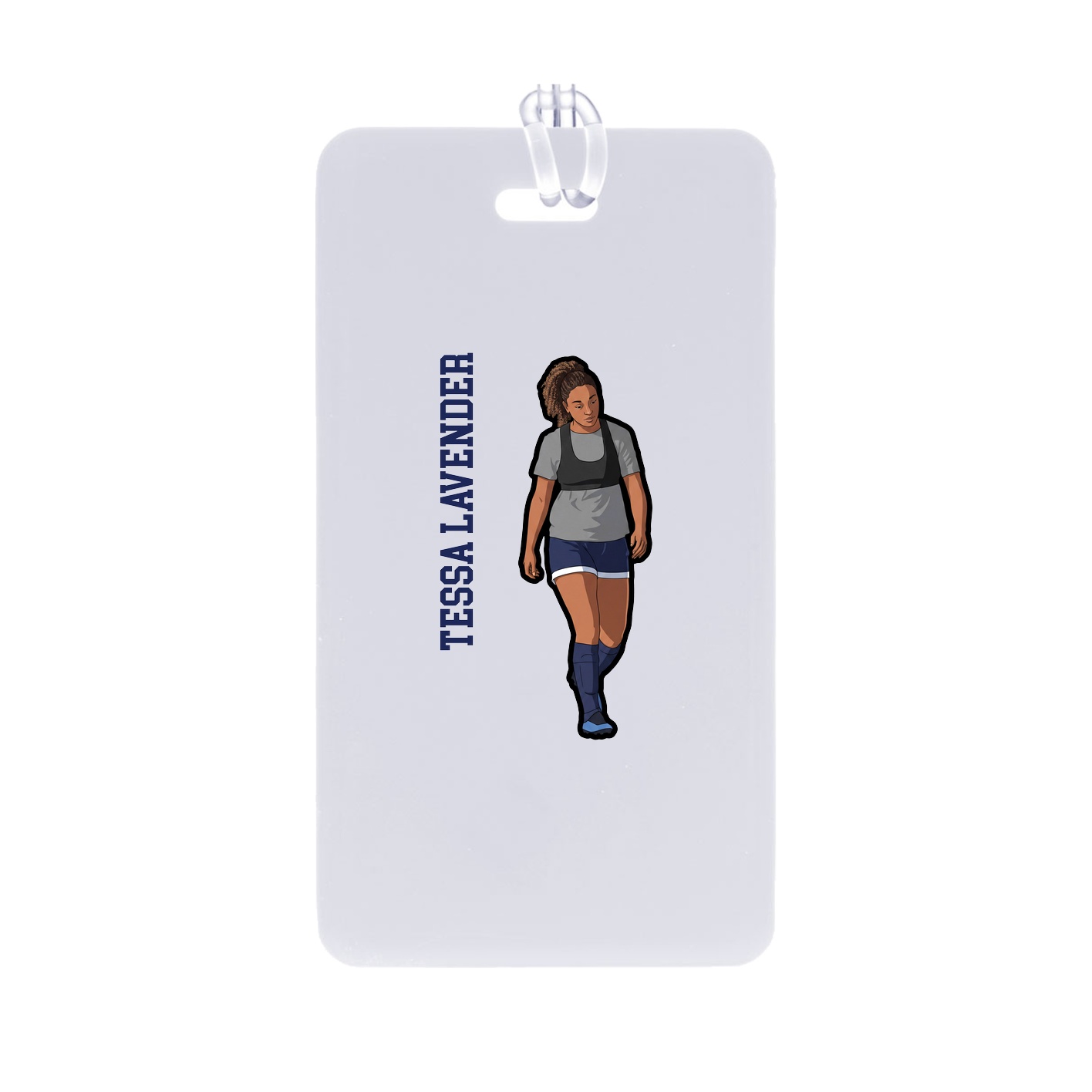 Bag Tag — Name Vertical in Classic