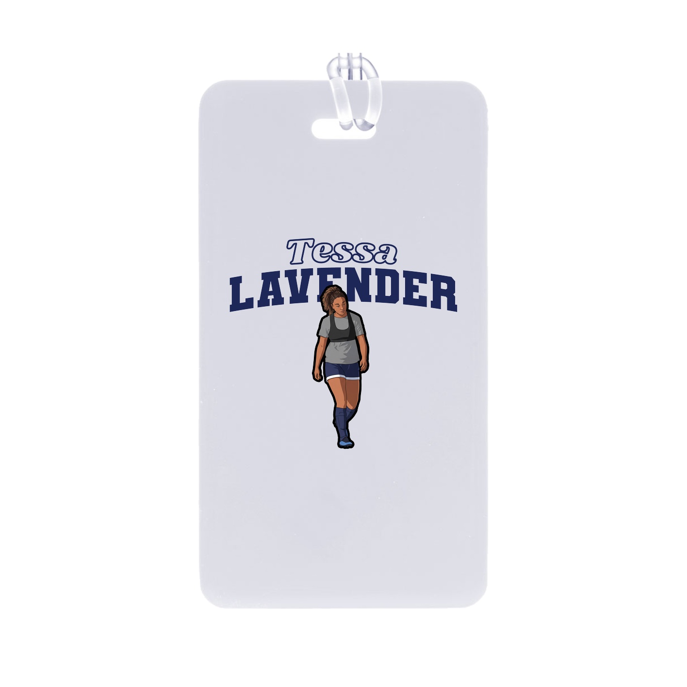 Bag Tag — Name Arch in Classic