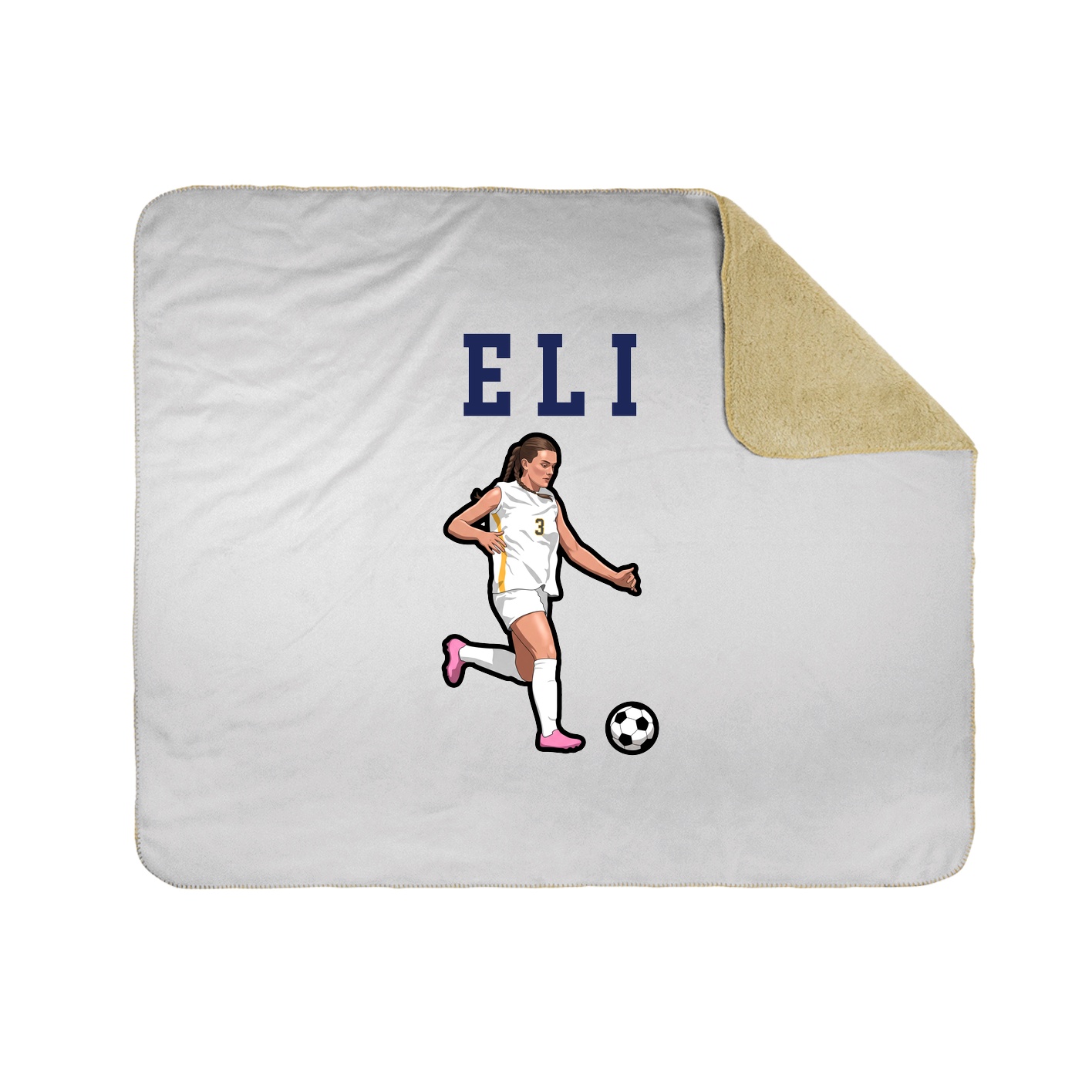 Throw Blanket — Shirsey in White