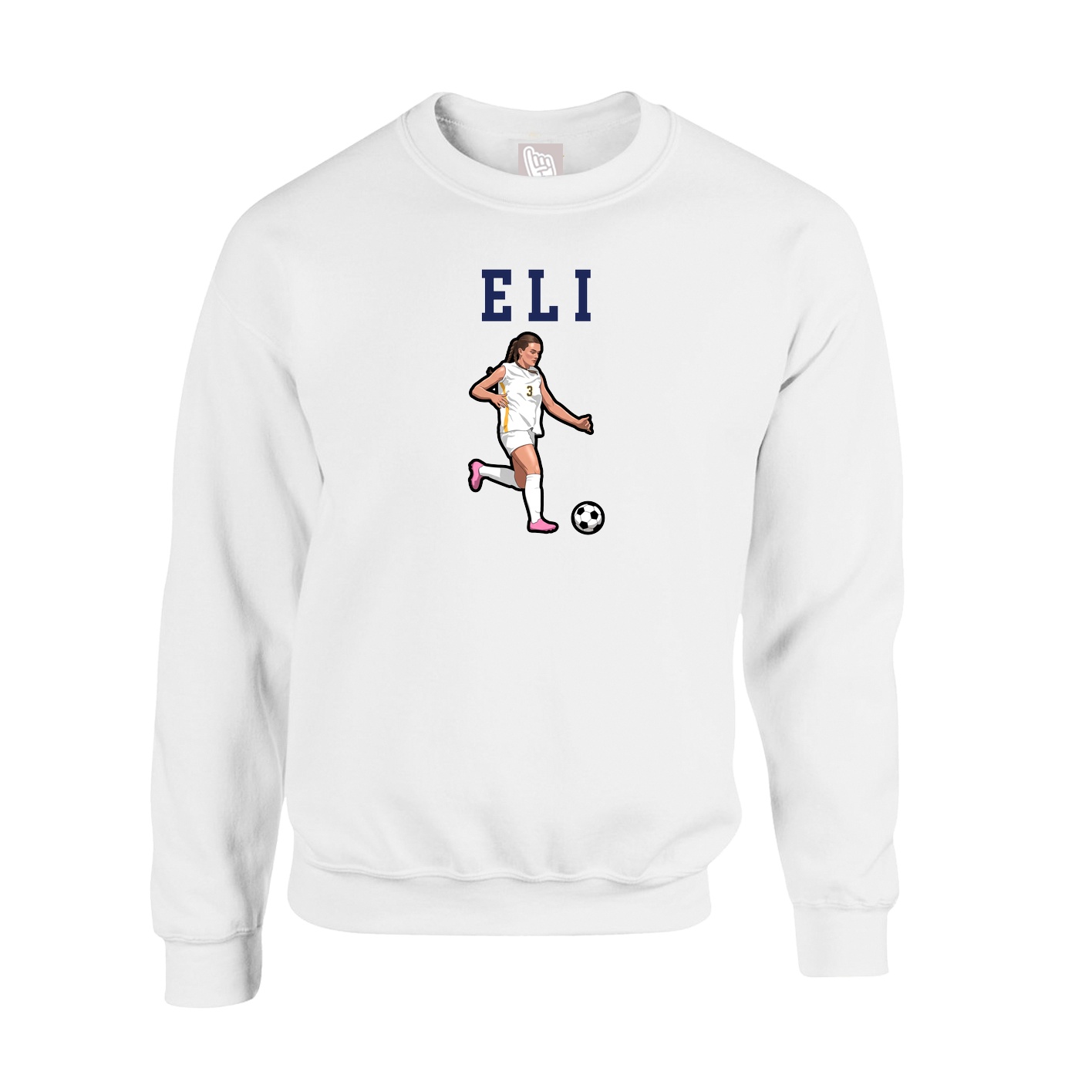 Fleece Crew — Shirsey in White