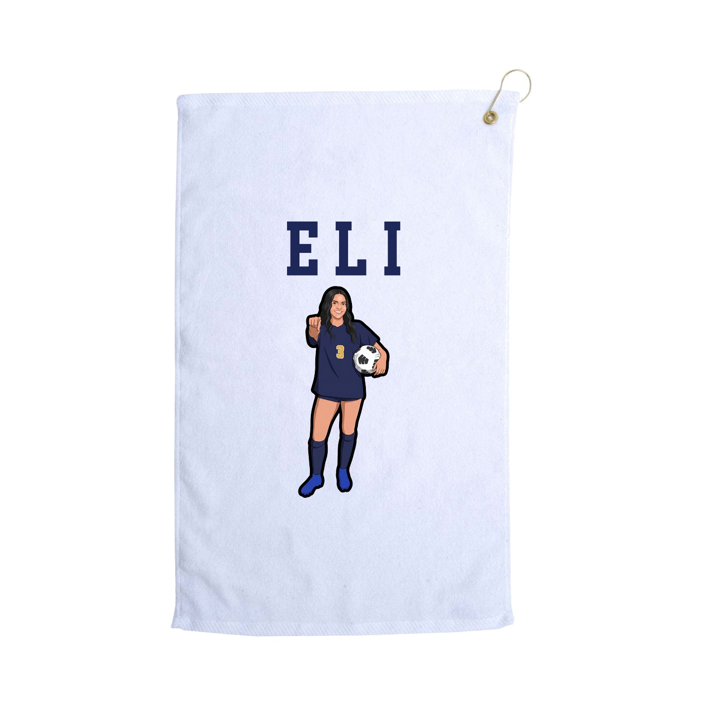 Golf Towel — Shirsey in White