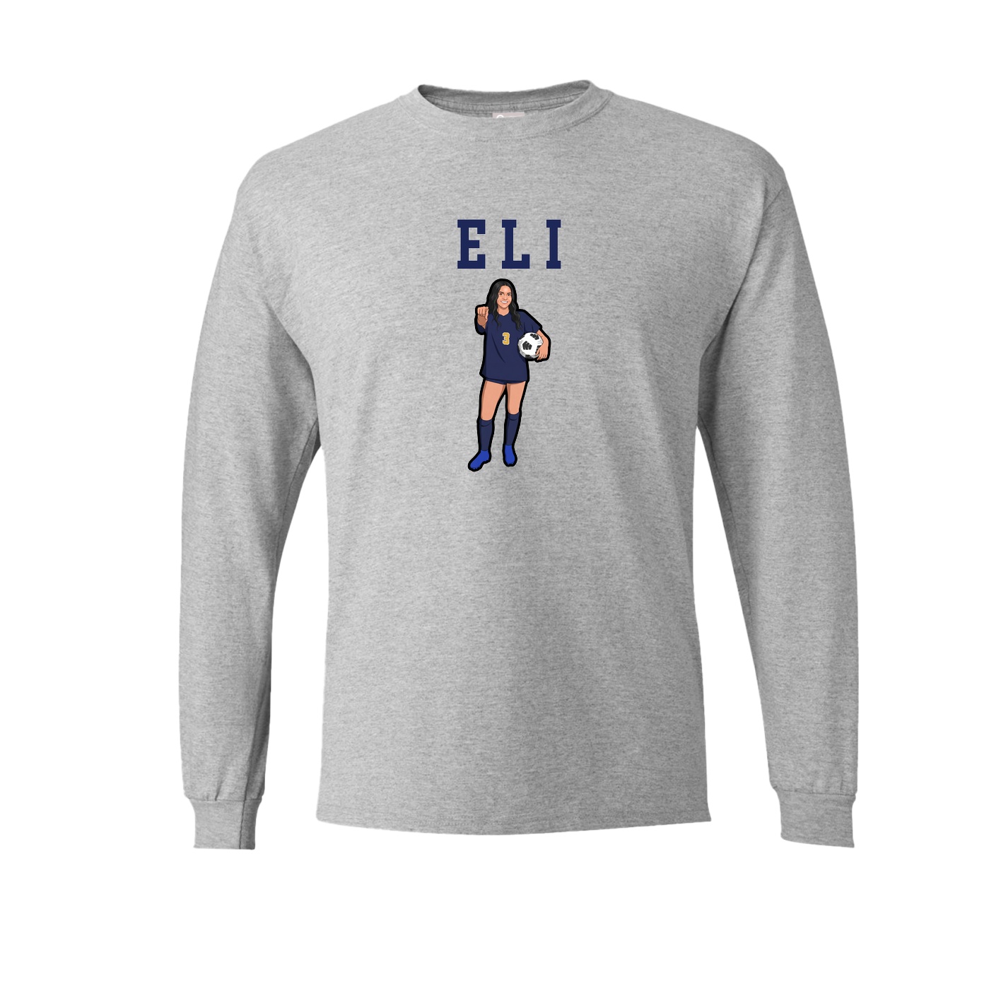 Long Sleeve Tee — Shirsey in Grey