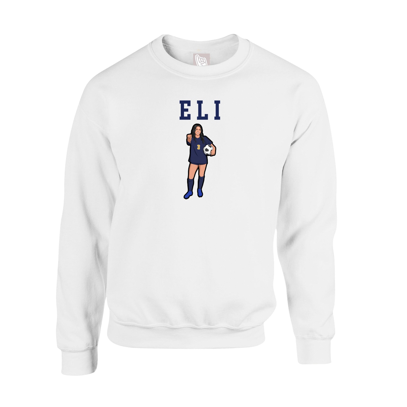 Fleece Crew — Shirsey in White