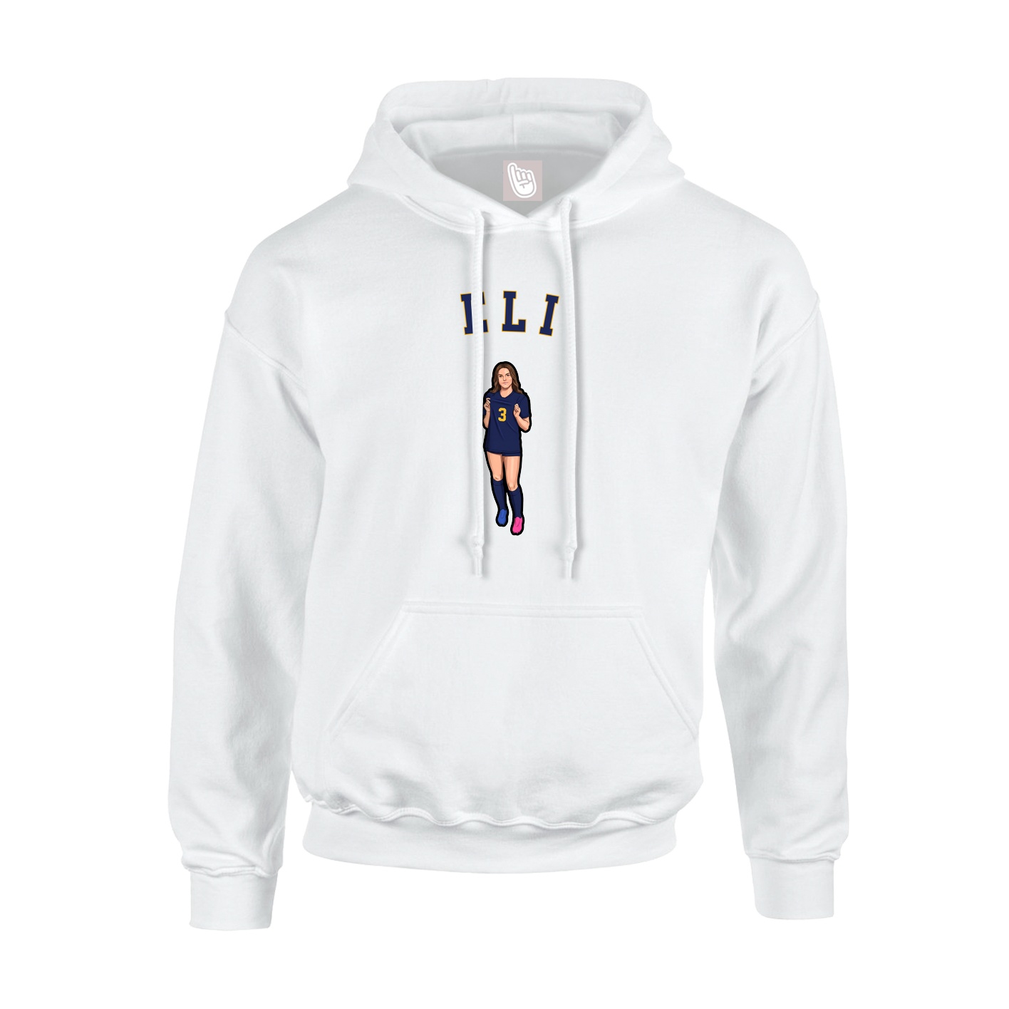 Youth Hoodie — Shirsey Arch in White