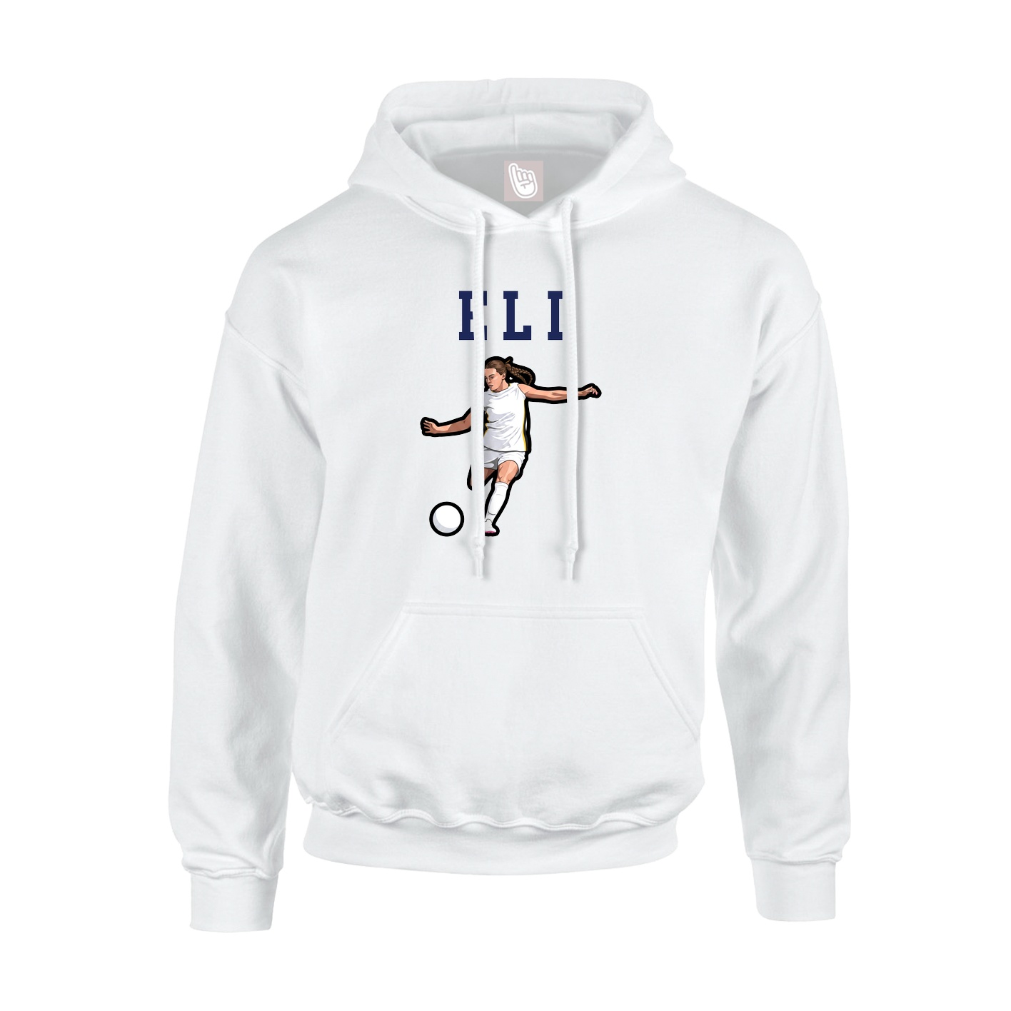 Hoodie — Shirsey in White