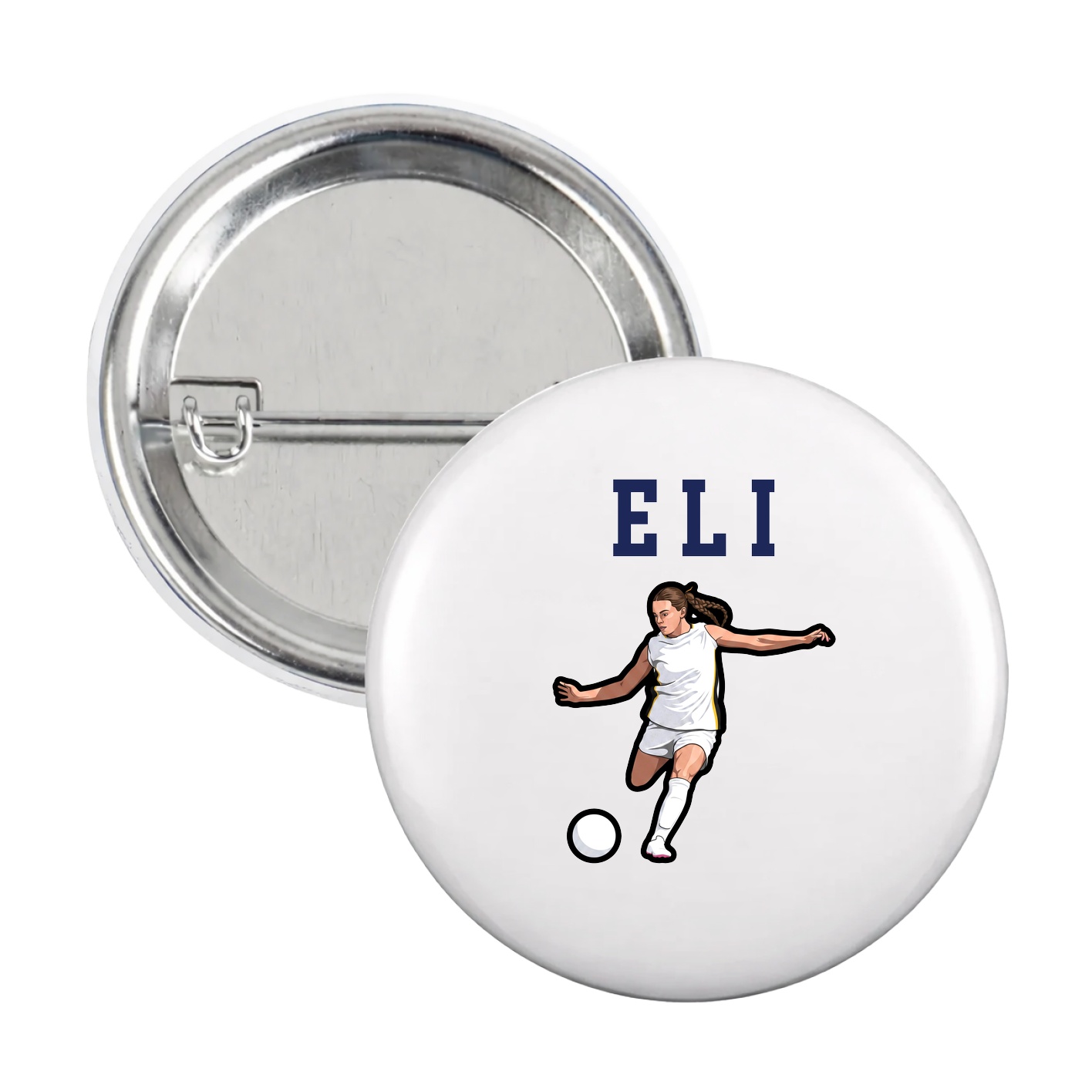 Game Day Button — Shirsey in White