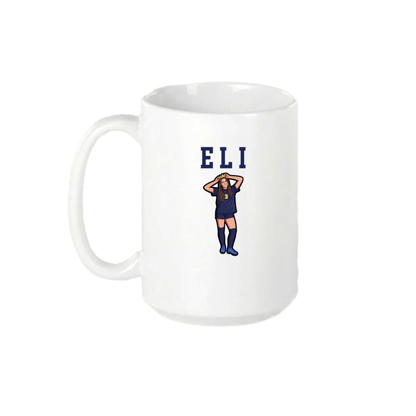 15oz Coffee Mug — Shirsey in White