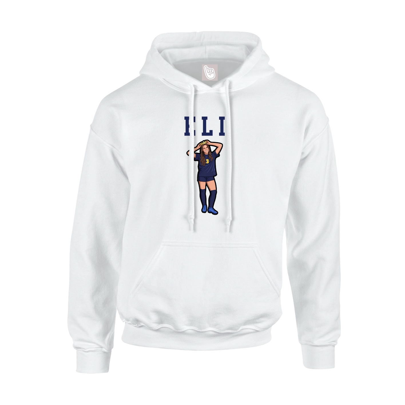 Youth Hoodie — Shirsey in White