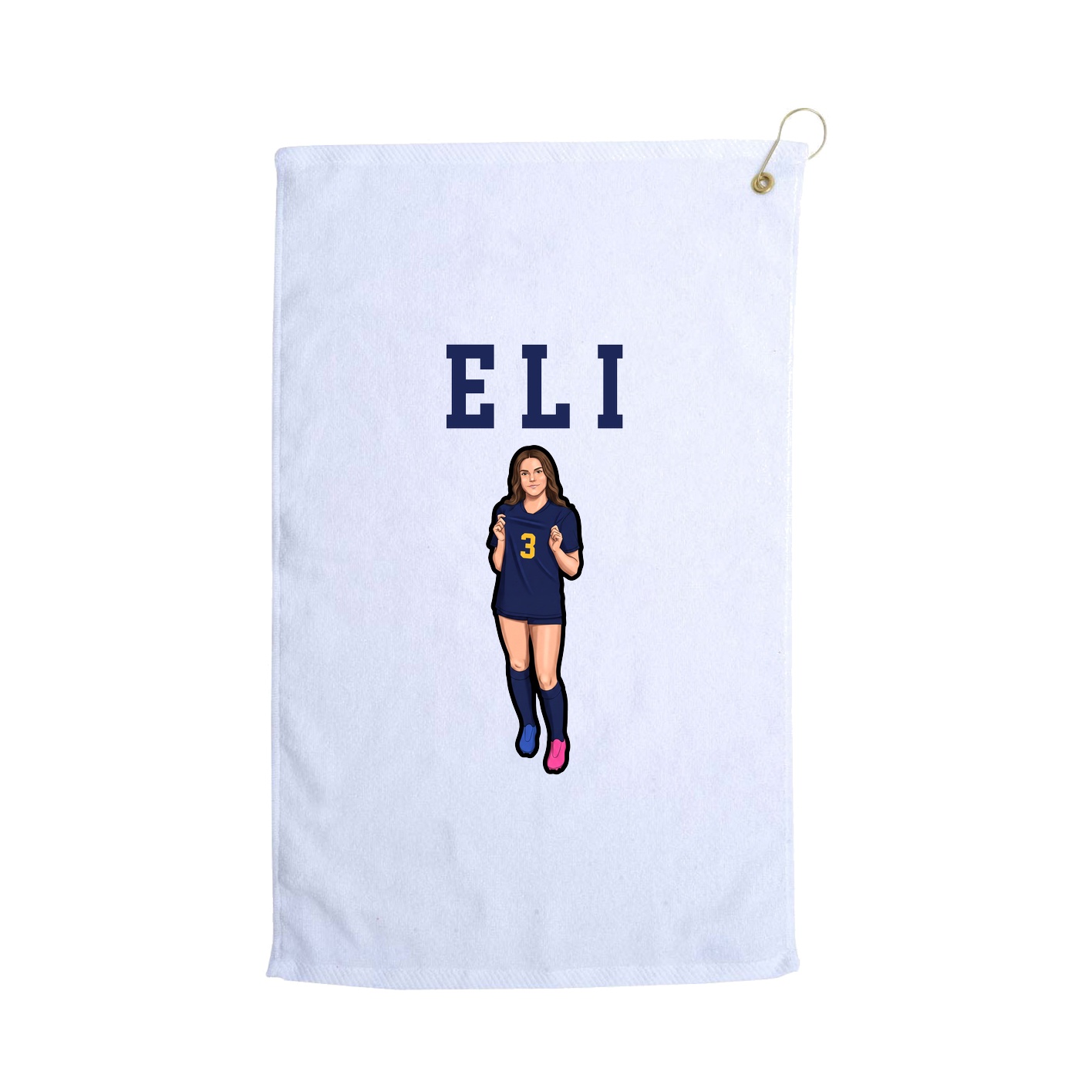 Golf Towel — Shirsey in White