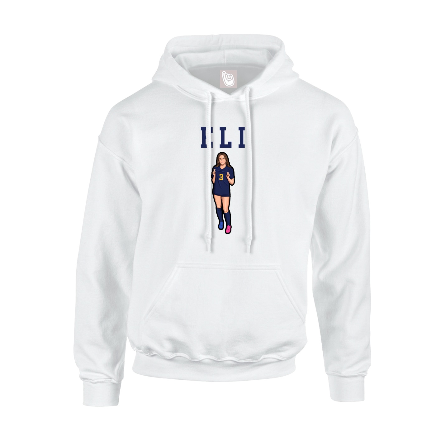 Youth Hoodie — Shirsey in White