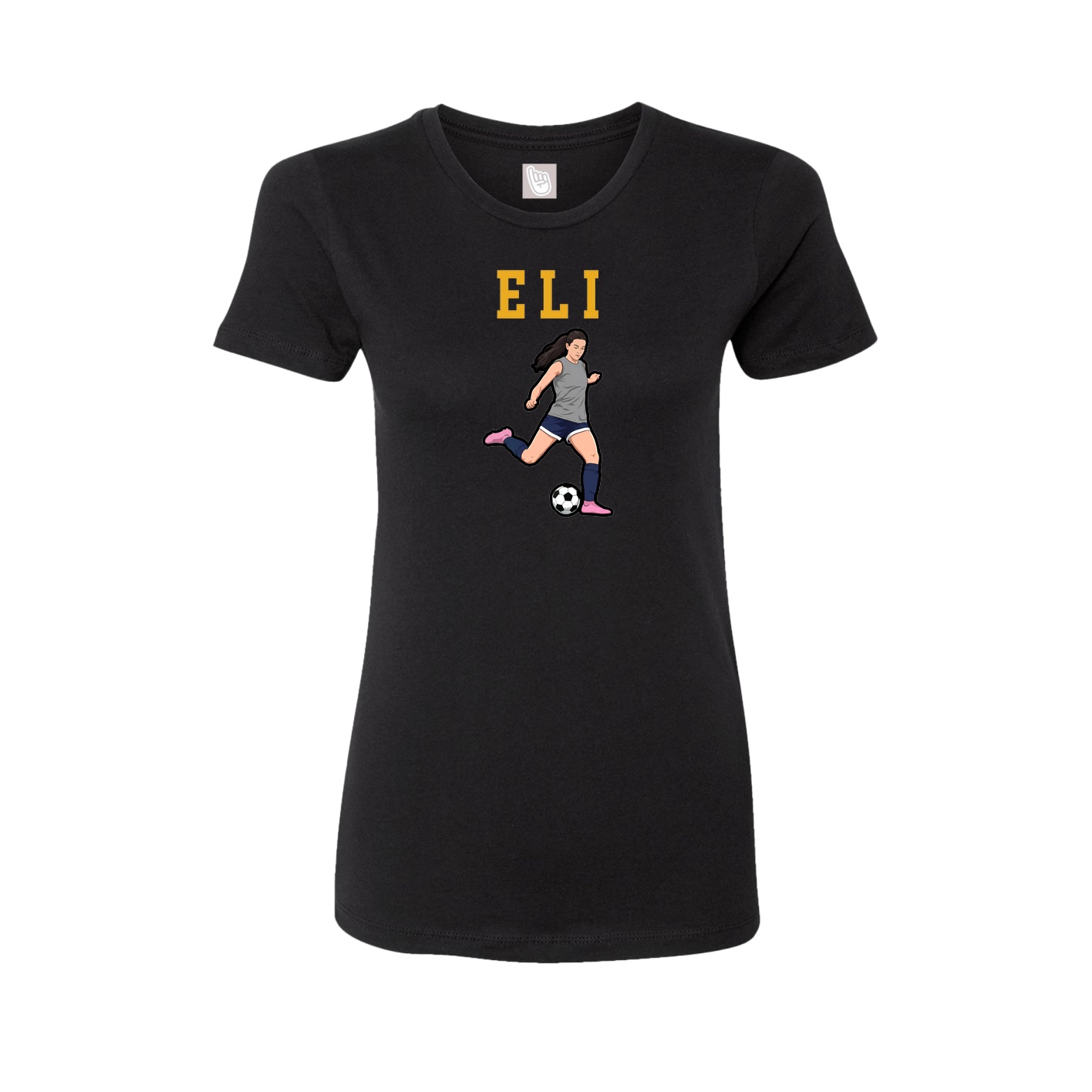 Fitted Women's Tee — Shirsey in Black