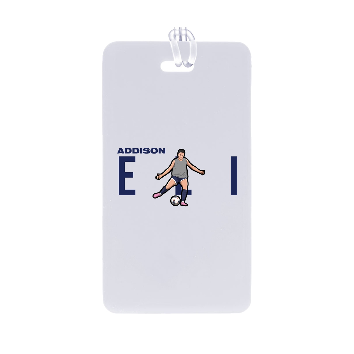 Bag Tag — Player Name in Classic